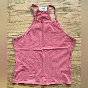 Like NEW! aeon Maroon Halter tank Top S
